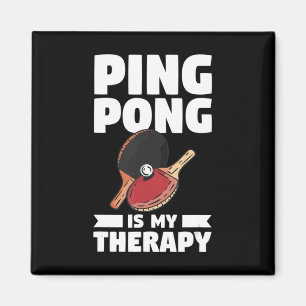 Imán Ping Pong Es Mi Terapia Mesa Tenis