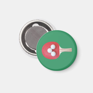 Imán Ping Pong Paddle y Balls