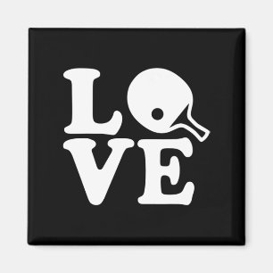 Imán Ping pong ping pong tenis amor