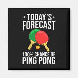 Imán Ping Pong Table Tennis Player Balls Paddle Game