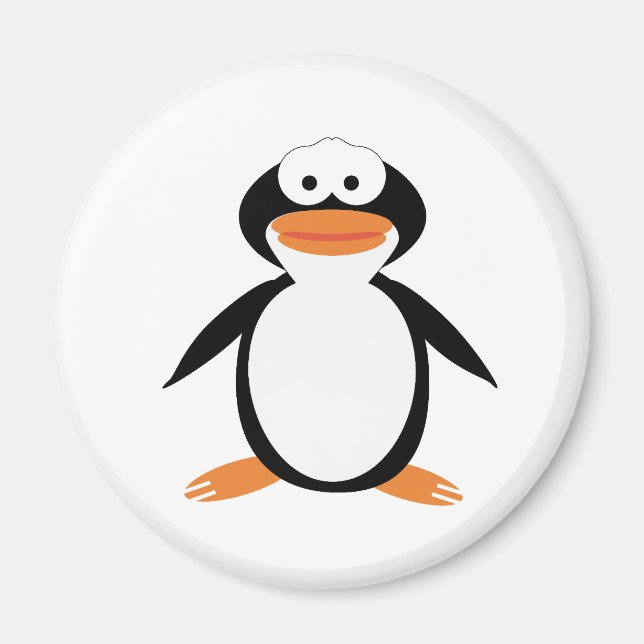 Imán Pingüino. (Frente)