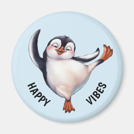 Imán Pingüino bailando