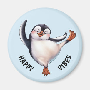 Imán Pingüino bailando