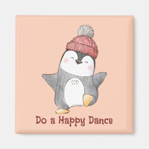 Imán Pingüino bailando