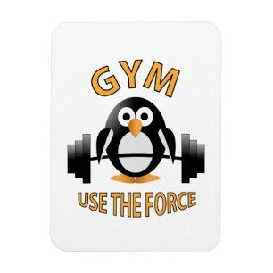 Imán Pingüino con barbacoa