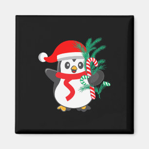 Imán Pingüino Cutáneo Con Un Animal Navidad De Candy