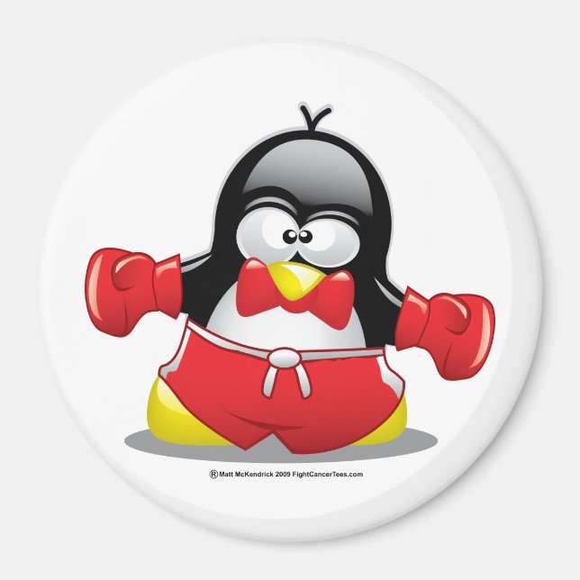 Imán Pingüino de boxeo (Frente)