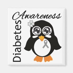 Imán Pingüino de conciencia sobre la diabetes