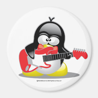Imán Pingüino de guitarra eléctrica