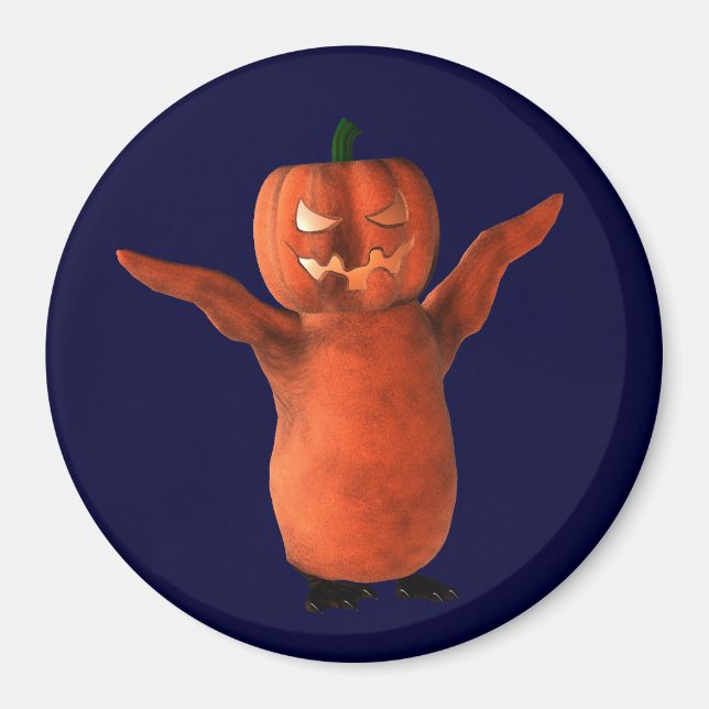 Imán Pingüino de Halloween (Frente)