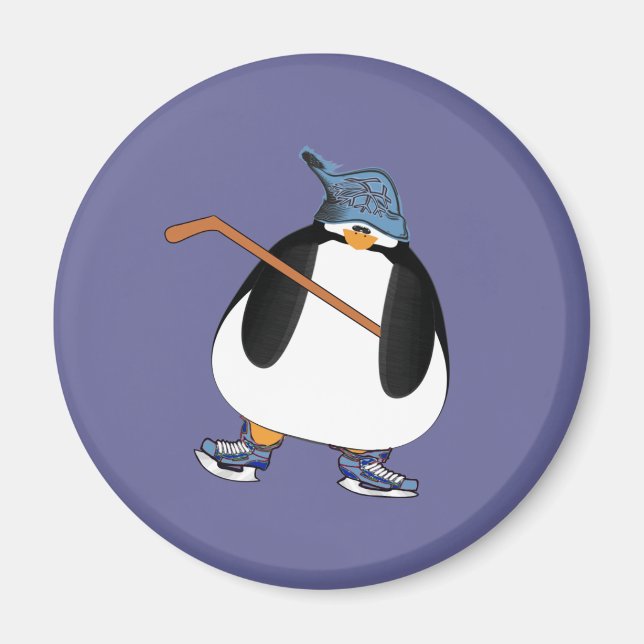 Imán Pingüino de hockey (Frente)