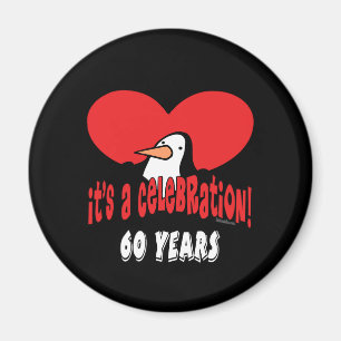 Imán Pingüino de la celebración de 60 años