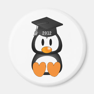 Imán Pingüino de la graduación