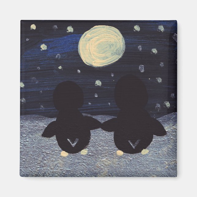 Imán Pingüino de Moonlight Magnet (Frente)