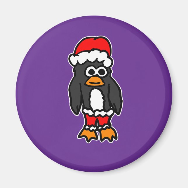 Imán Pingüino de Navidad  (Frente)