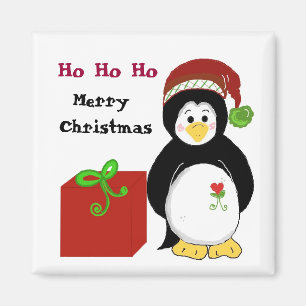 Imán Pingüino de Navidad
