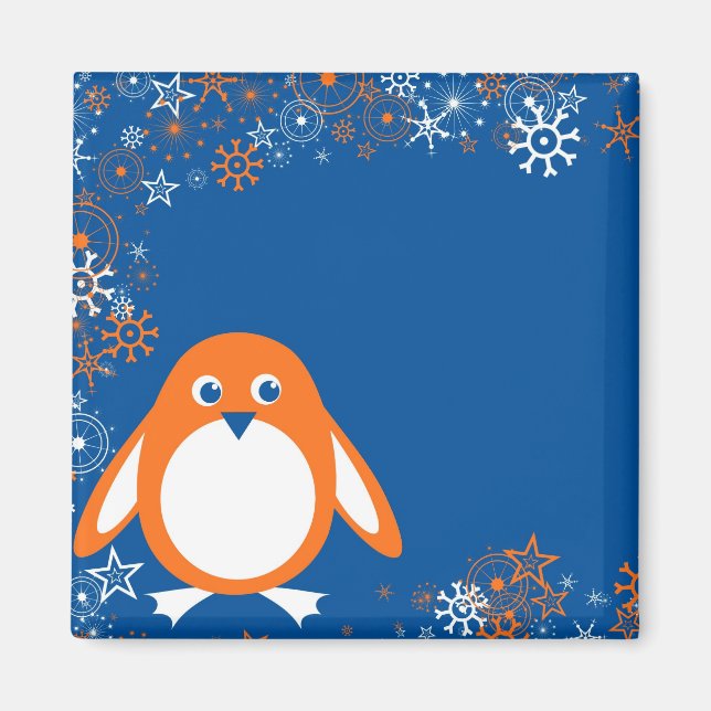 Imán Pingüino de nieve (Frente)