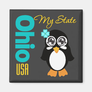 Imán Pingüino de Ohio los E.E.U.U.