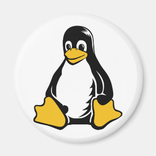 Imán Pingüino de Tux - (Linux, Open Source, Copyleft,
