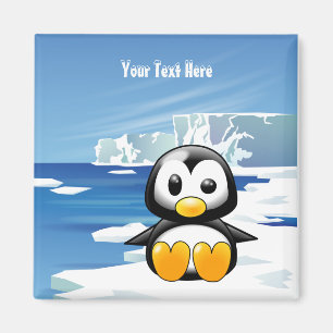 Imán Pingüino en el hielo
