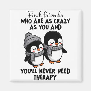 Imán Pingüino encuentra amigos que están tan locos como