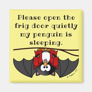 Imán Pingüino gracioso