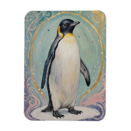 Imán Pingüino Magico Pastel