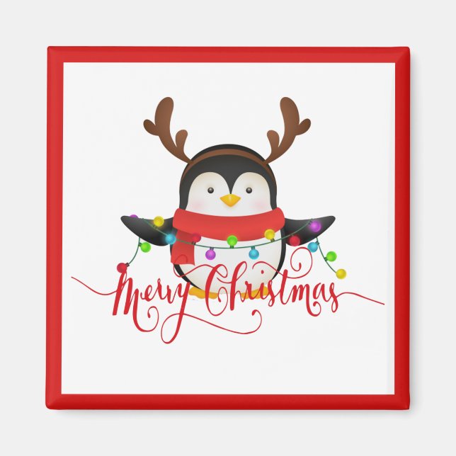 Imán Pingüino navidad (Frente)