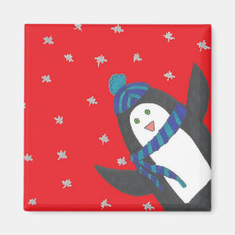 Imán Pingüino Navidades