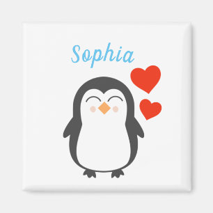 Imán Pingüino personalizado 