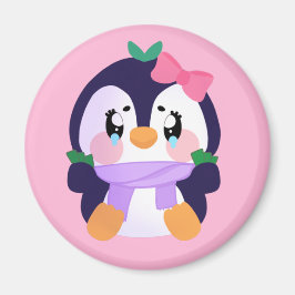 Imán Pingüino único de broke cute