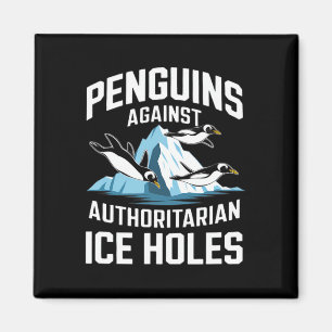 Imán Pingüinos de Trump Contra Agujeros de Hielo Autori