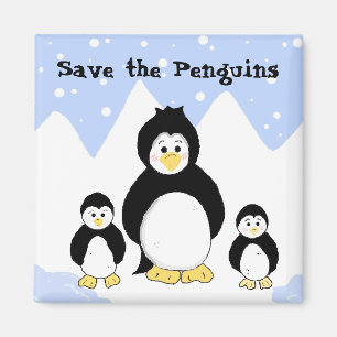 Imán Pingüinos en Peligro