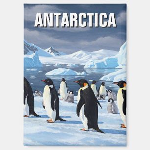 Imán Pingüinos en viajes por la Antártida