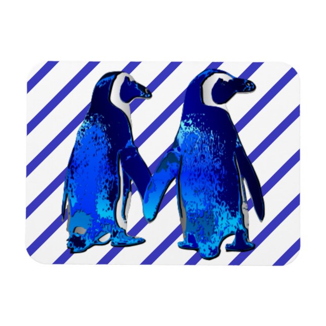 Imán Pingüinos enamorados - (Horizontal)