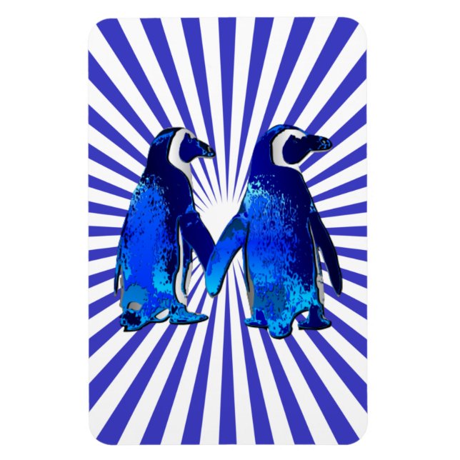 Imán Pingüinos enamorados - (Vertical)