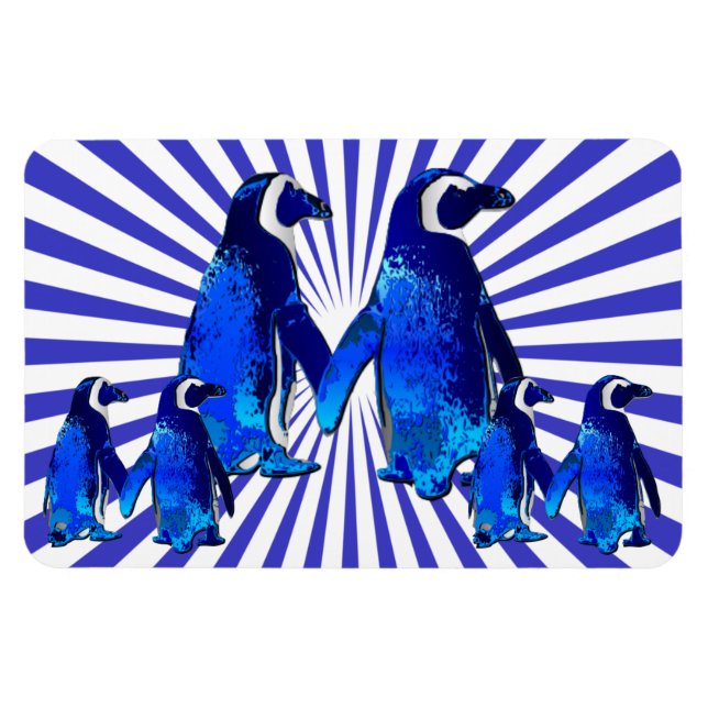 Imán Pingüinos enamorados - (Horizontal)