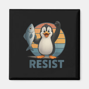 Imán Pingüinos resistentes al activismo pingüino protes