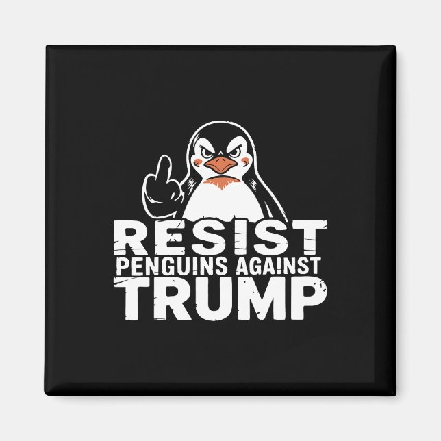 Imán Pingüinos resistentes contra la orgía media de los (Frente)
