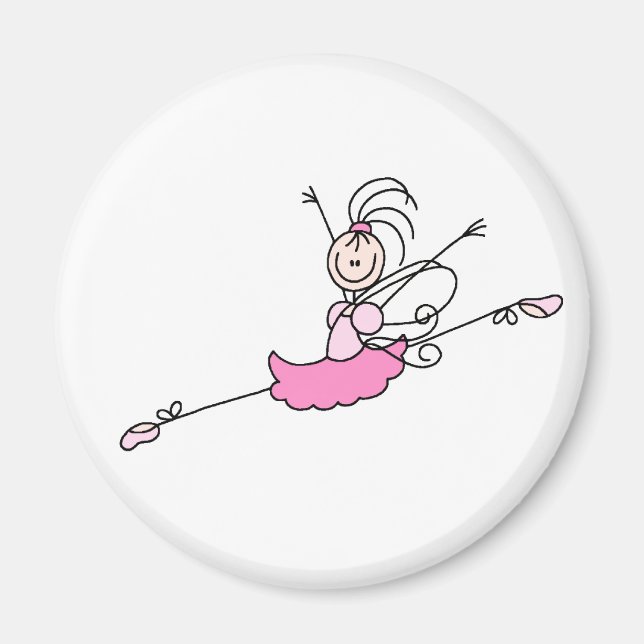 Imán Pink Angel Ballerina Magnet (Frente)