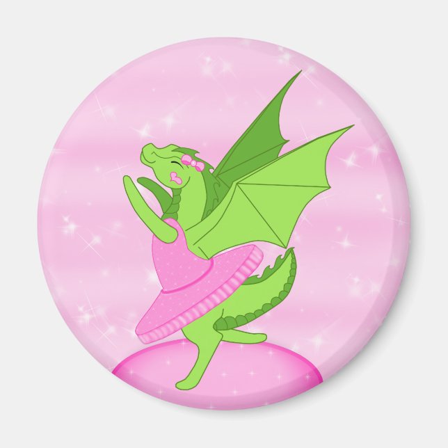 Imán Pink Ballerina (Frente)