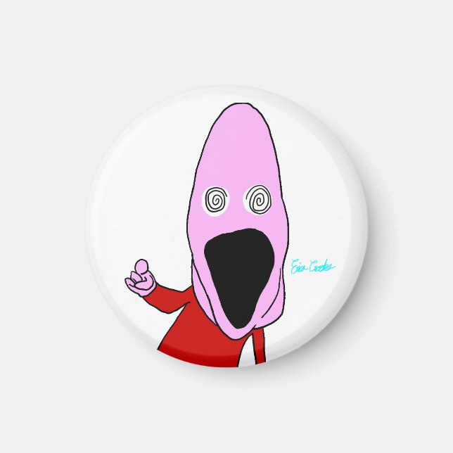 Imán Pink brainwashed puppet pointing (Frente)