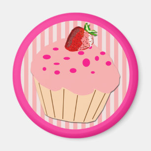 Imán Pink Cupcake