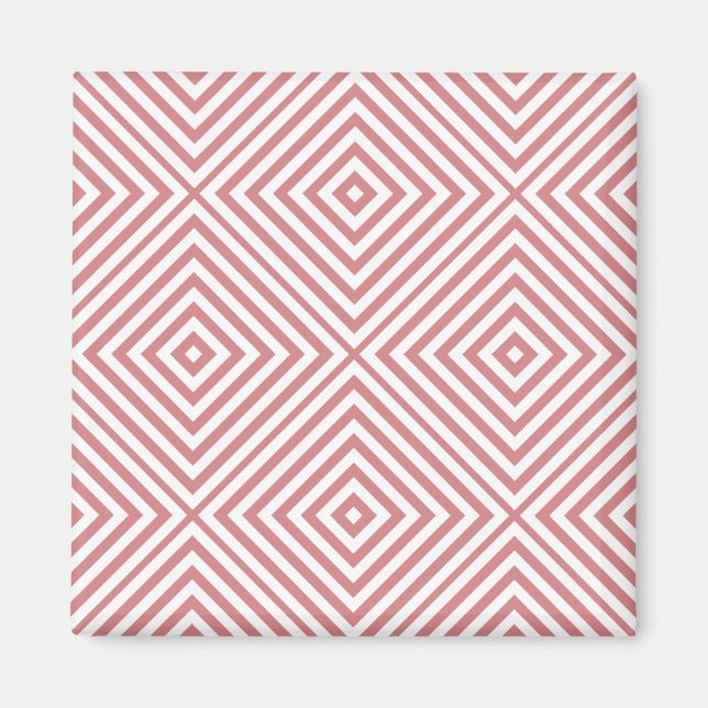 Imán Pink Diamond Chevron (Frente)