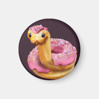 Imán Pink Donut Snake