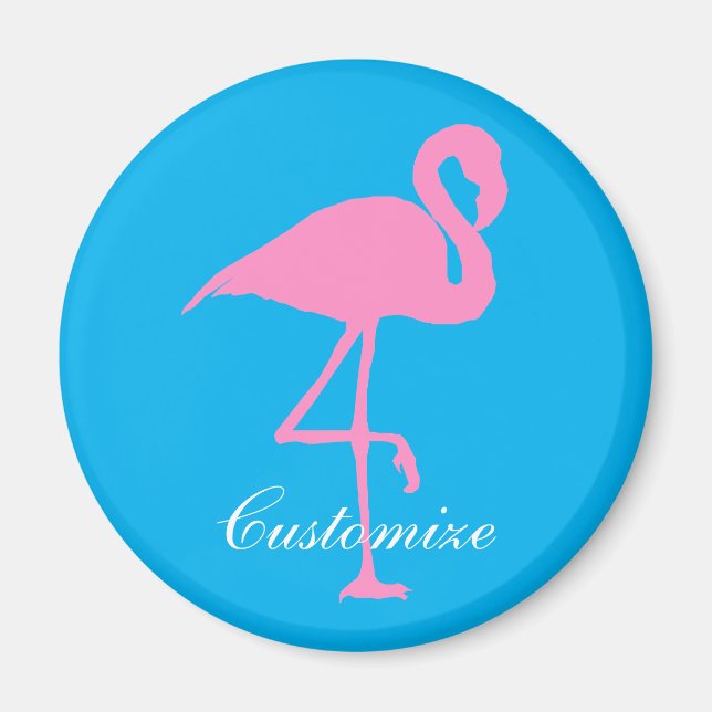 Imán Pink Flamingo Thunder_Cove (Frente)