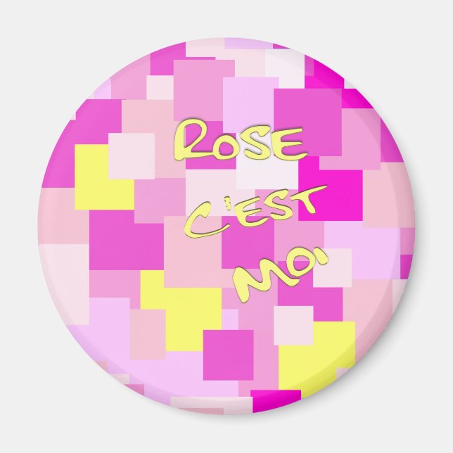 Imán Pink is Me (Frente)