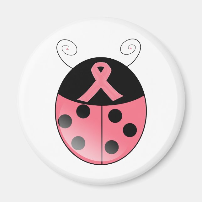 Imán Pink Ladybug (Frente)