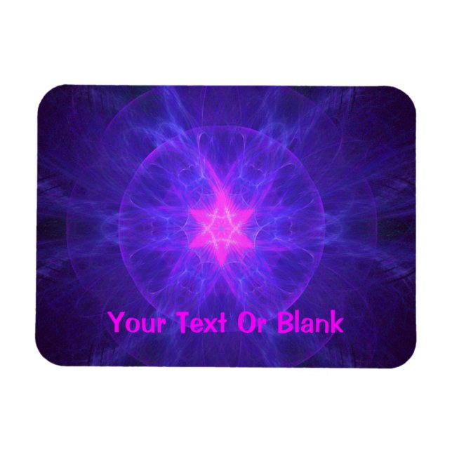 Imán Pink Magen David (Horizontal)