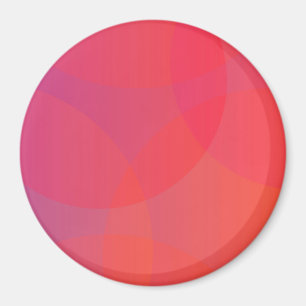 Imán Pink, orange, modern, simple, cool, trendy art